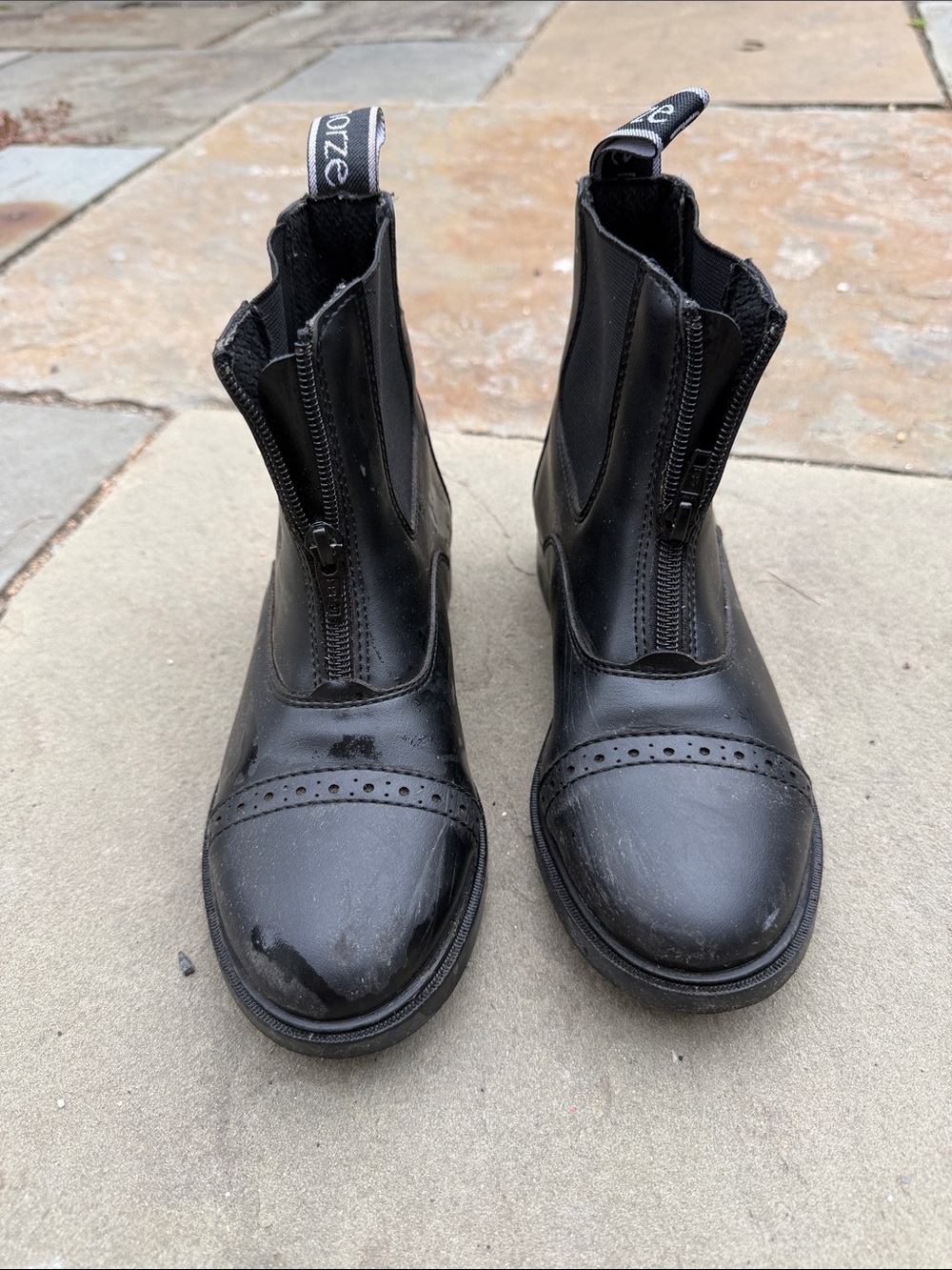 Horze Wexford Front-Zip Jodhpur Riding Boots
